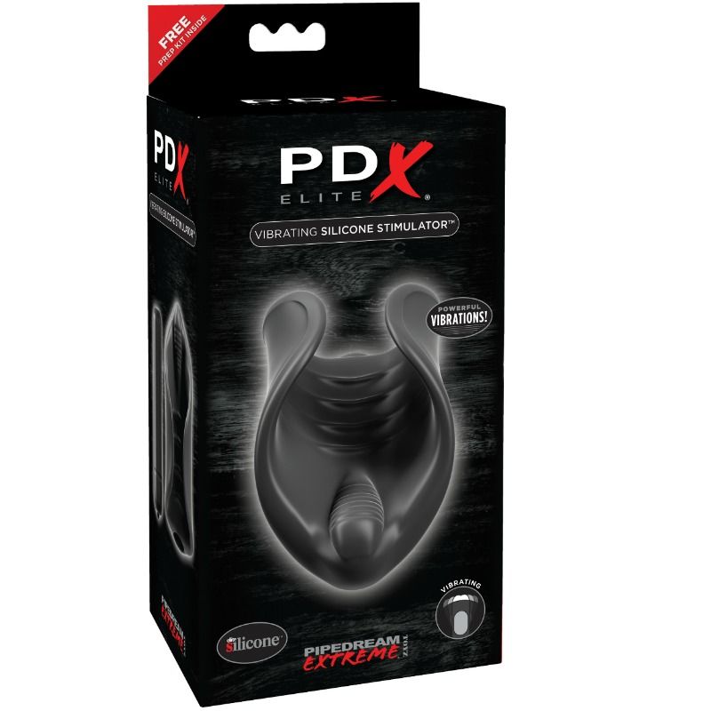 PDX ELITE - VIBRATING SILICONE STIMULATOR - 53Xshop