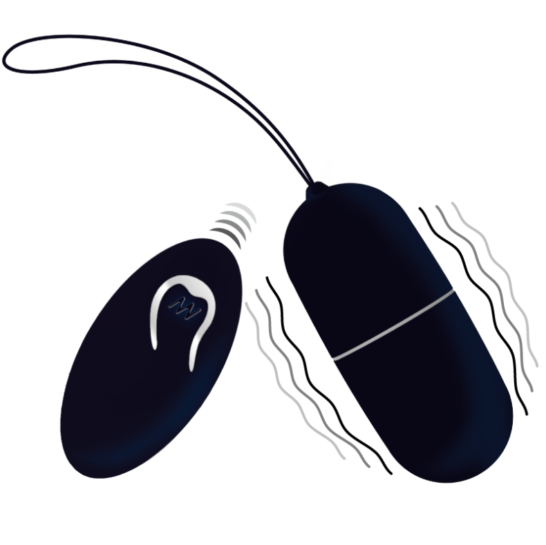 INTENSE - FLIPPY I VIBRATING EGG WITH REMOTE CONTROL BLACK - 53Xshop