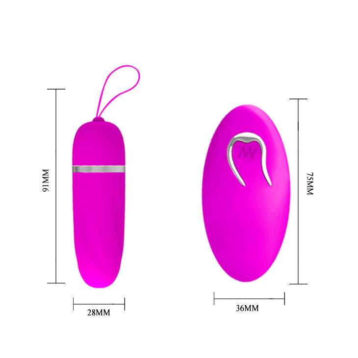 PRETTY LOVE - DEBBY VIBRATING EGG WITH CONTROL - 53Xshop