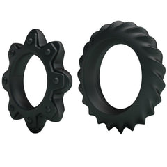 BAILE - KIT 2 RING FLOWERING SILICONE RINGS - 53Xshop