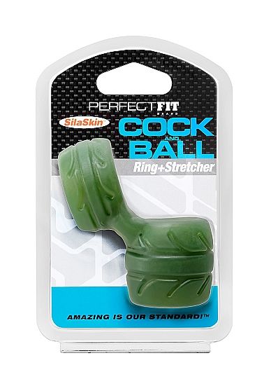 PERFECT FIT BRAND - SILASKIN COCK & BALL GREEN - 53Xshop