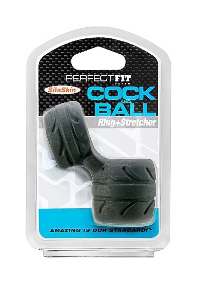 PERFECT FIT BRAND - SILASKIN COCK & BALL BLACK - 53Xshop
