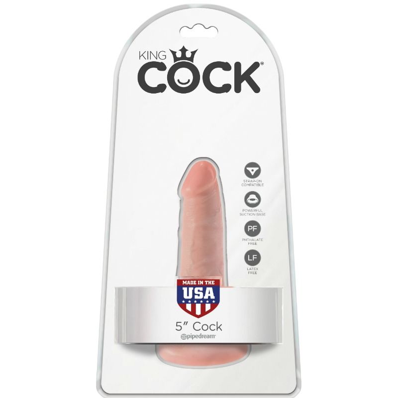 KING COCK - DILDO WITH BALLS 14 CM FLESH - 53Xshop