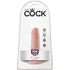 KING COCK - DILDO WITH BALLS 14 CM FLESH - 53Xshop