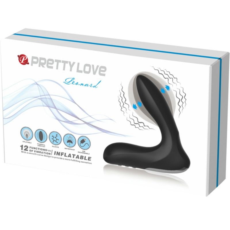 PRETTY LOVE - LEONARD INFLATABLE PROSTATIC MASSAGER WITH VIBRATION - 53Xshop