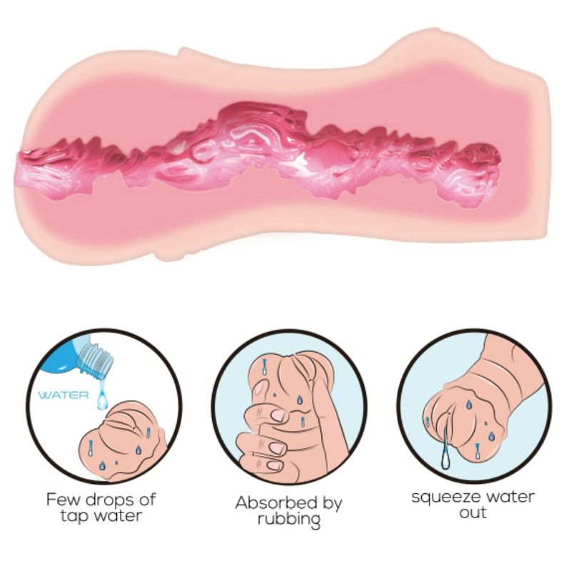 CRAZY BULL - WATER SKIN VAGINA MASTURBADOR - 53Xshop