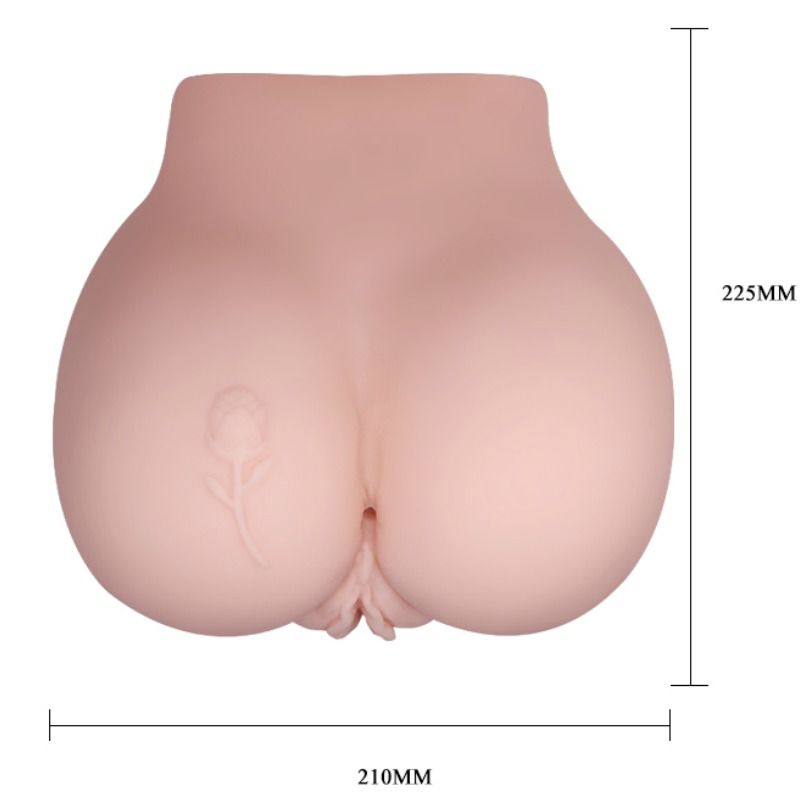 CRAZY BULL - VAGINA AND ANUS WITH REALISTIC TATTOO WITH VIBRATION - 53Xshop
