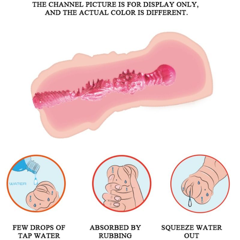 CRAZY BULL - WATER SKIN VAGINA MASTURBADOR WITH VIBRATING BULLETS - 53Xshop