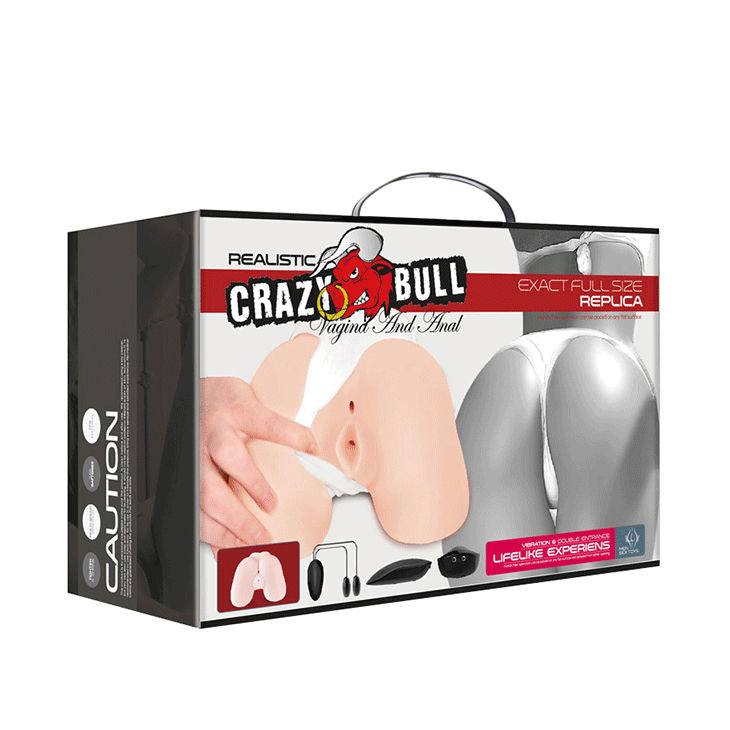 CRAZY BULL - REALISTIC VAGINA AND ANUS WITH VIBRATION POSITION 5 - 53Xshop