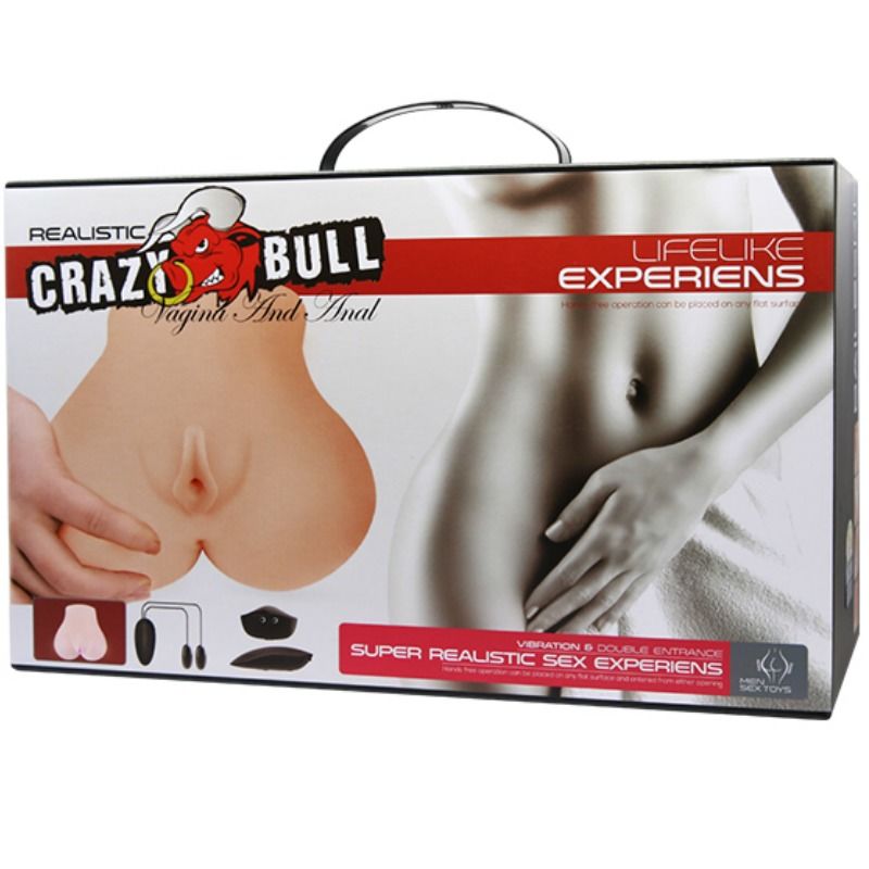 CRAZY BULL - REALISTIC VAGINA AND ANUS WITH VIBRATION POSITION 7 - 53Xshop