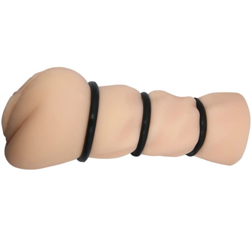 CRAZY BULL - VAGINA MASTURBATOR WITH RINGS - 53Xshop