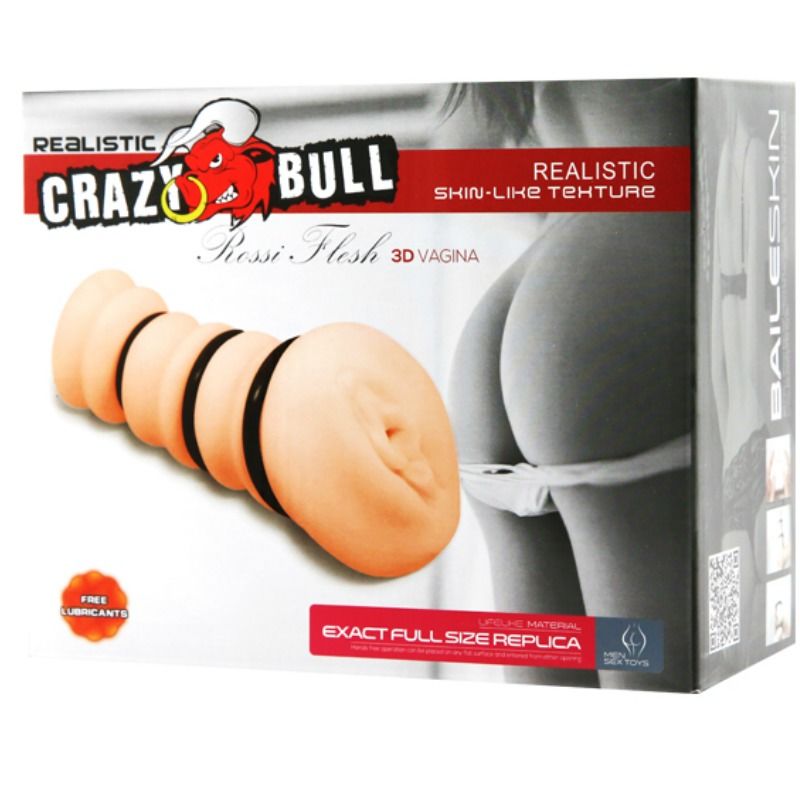 CRAZY BULL - MASTURBADOR WITH RINGS VAGINA MODEL 2 - 53Xshop