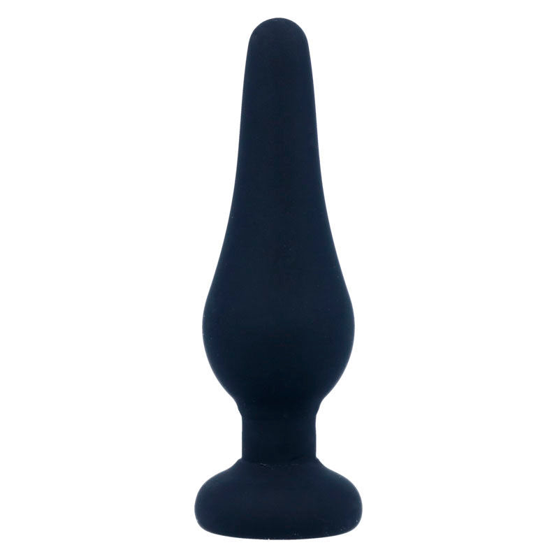 INTENSE - ANAL PLUG PIPO S BLACK SILICONE 9.8 CM - 53Xshop