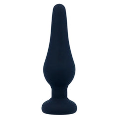 INTENSE - ANAL PLUG PIPO S BLACK SILICONE 9.8 CM - 53Xshop