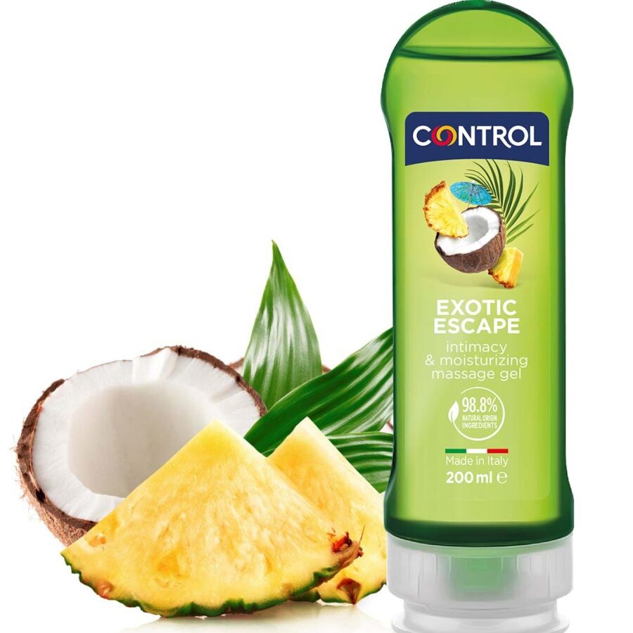 CONTROL - 2 EN 1 MASSAGE & PLEASURE EXOTIC 200 ML - 53Xshop