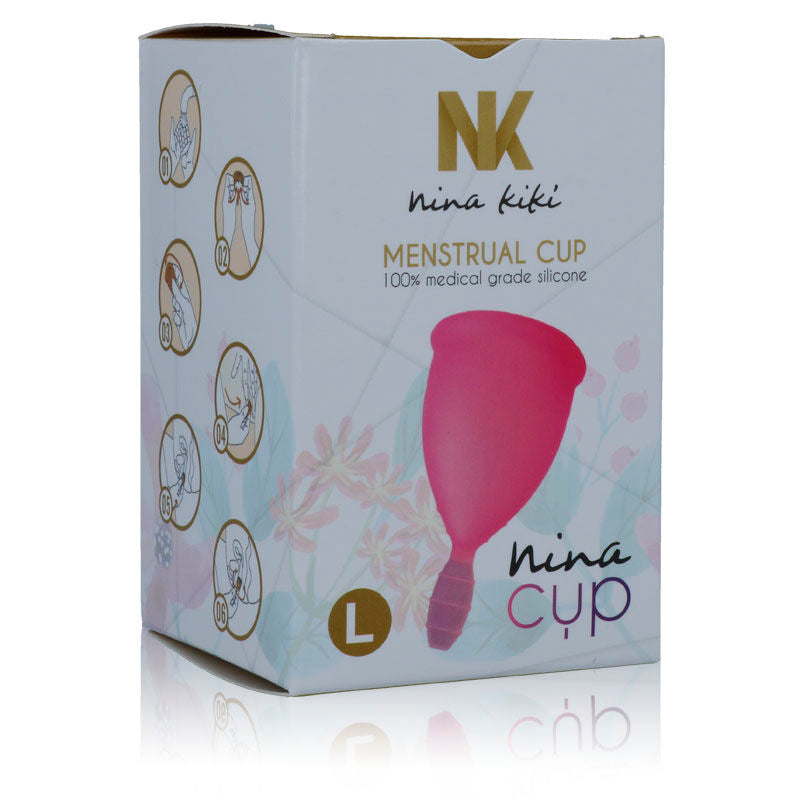 NINA KIKÍ - MENSTRUAL CUP PINK - SIZE L - 53Xshop