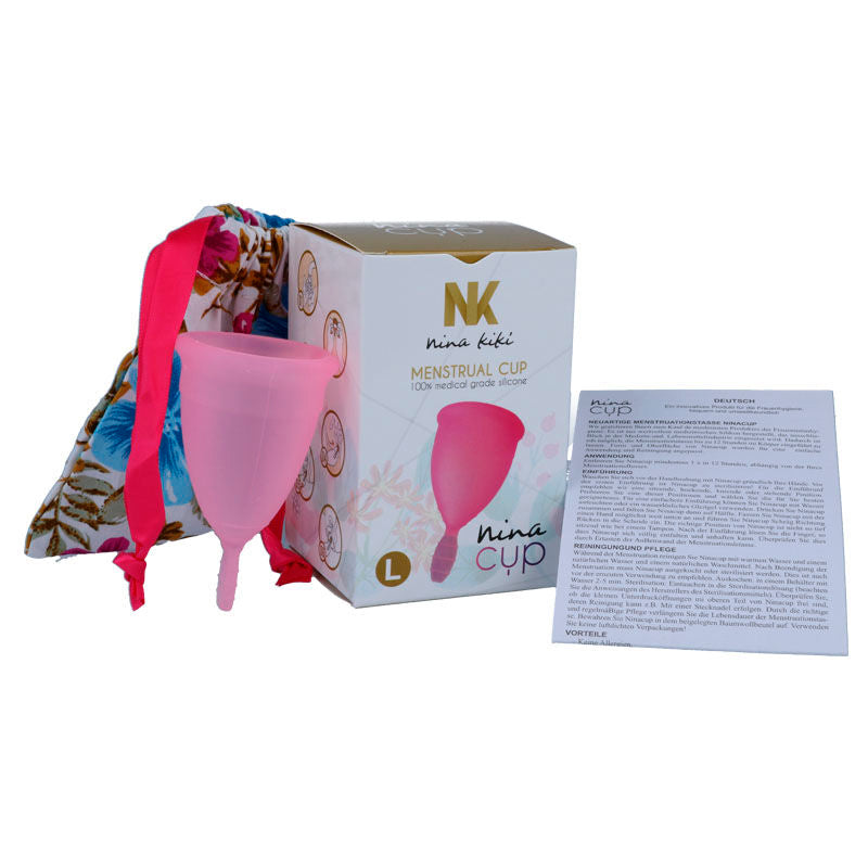 NINA KIKÍ - MENSTRUAL CUP PINK - SIZE L - 53Xshop