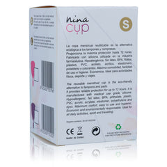 NINA KIKÍ - MENSTRUAL CUP PINK - SIZE S - 53Xshop