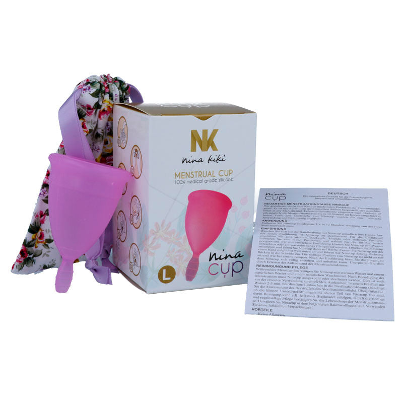 NINA KIKÍ - MENSTRUAL CUP PURPLE - SIZE L - 53Xshop