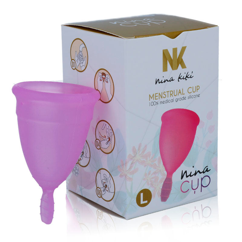 NINA KIKÍ - MENSTRUAL CUP PURPLE - SIZE L - 53Xshop