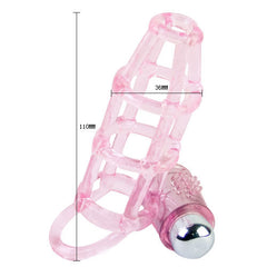 BAILE - SWEET 10 RHYTHMS SILICONE COVER AND RING FOR THE PINK PENIS - 53Xshop
