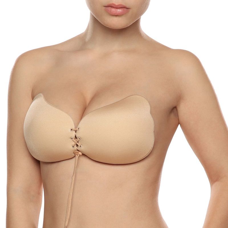 BYE-BRA - LACE-IT ENHANCEMENT PUSH-UP BEIGE CUP C - 53Xshop