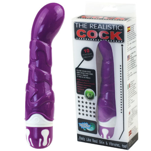 BAILE - REALISTIC COCK 10 RHYTHMS SENSATION VIOLET - 53Xshop