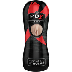 PDX ELITE - VIBRATING PUSSY STROKER - 53Xshop