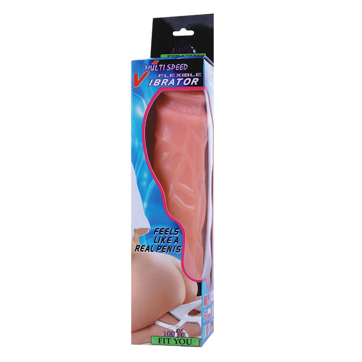 BAILE - WAVES OF PLEASURE REALISTIC VIBRATING 25.5 CM - 53Xshop