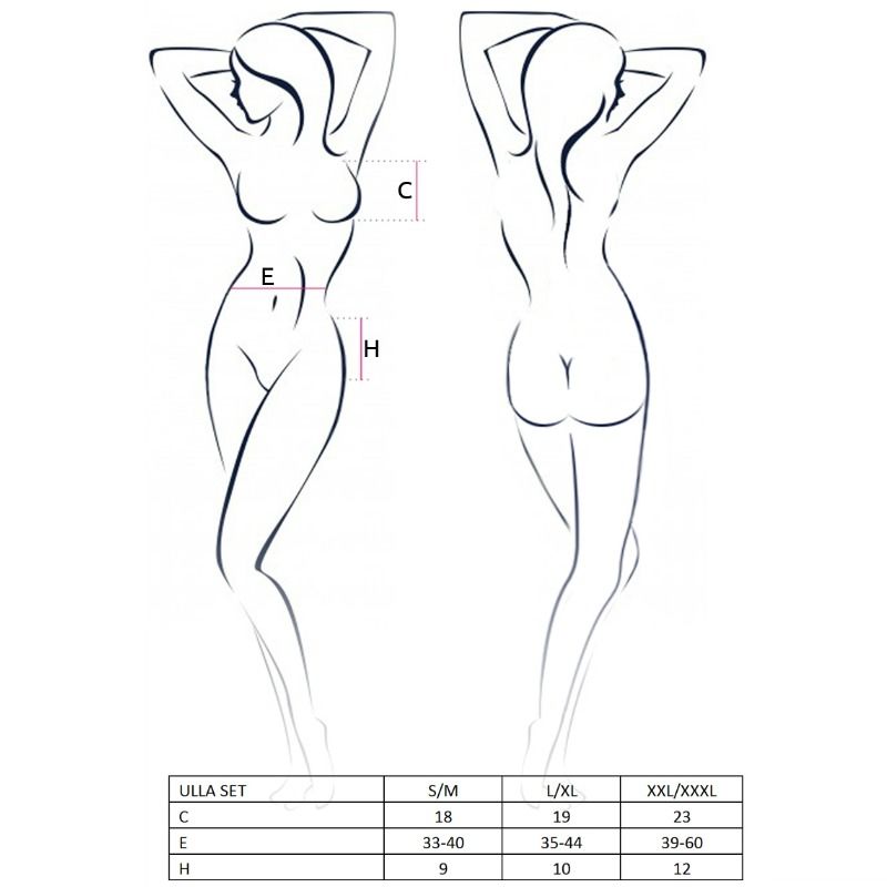 PASSION - WOMAN ULLA SET SIZE S/M - 53Xshop