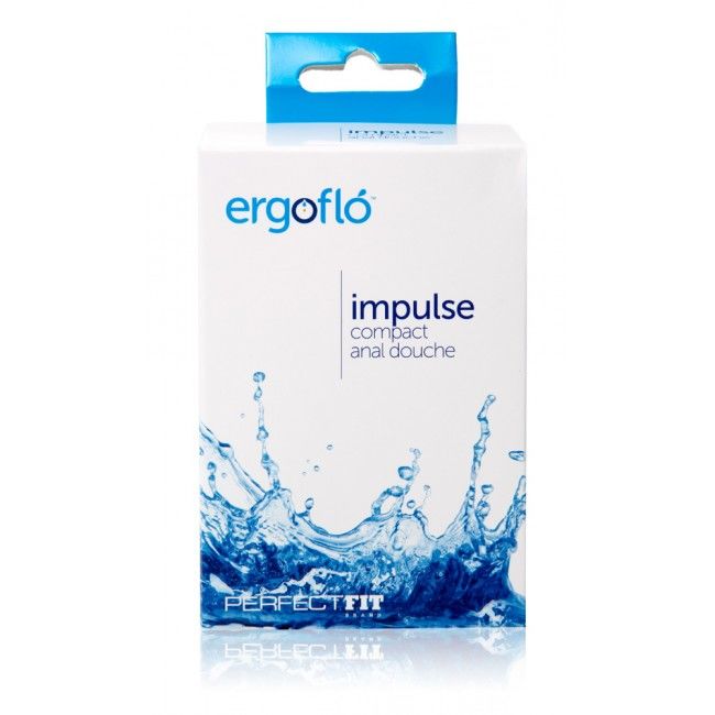 PERFECT FIT BRAND - ERGOFLO IMPULSE ANAL DOUCHE BLACK - 53Xshop