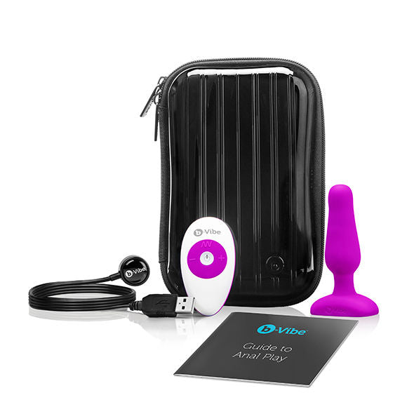 B-VIBE - NOVICE REMOTE CONTROL ANAL PLUG FUCHSIA - 53Xshop