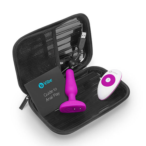 B-VIBE - NOVICE REMOTE CONTROL ANAL PLUG FUCHSIA - 53Xshop