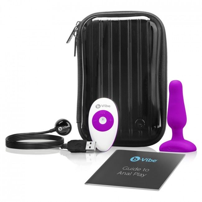 B-VIBE - NOVICE REMOTE CONTROL ANAL PLUG FUCHSIA - 53Xshop