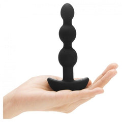 B-VIBE - TRIPLET ANAL REMOTE CONTROL BEADS BLACK - 53Xshop
