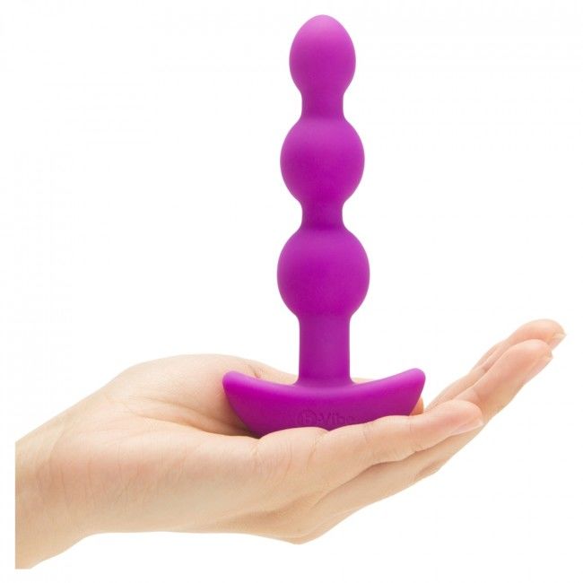 B-VIBE - TRIPLET ANAL REMOTE CONTROL BEADS PINK - 53Xshop