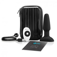 B-VIBE - RIMMING REMOTE CONTROL ANAL PLUG 2 BLACK - 53Xshop