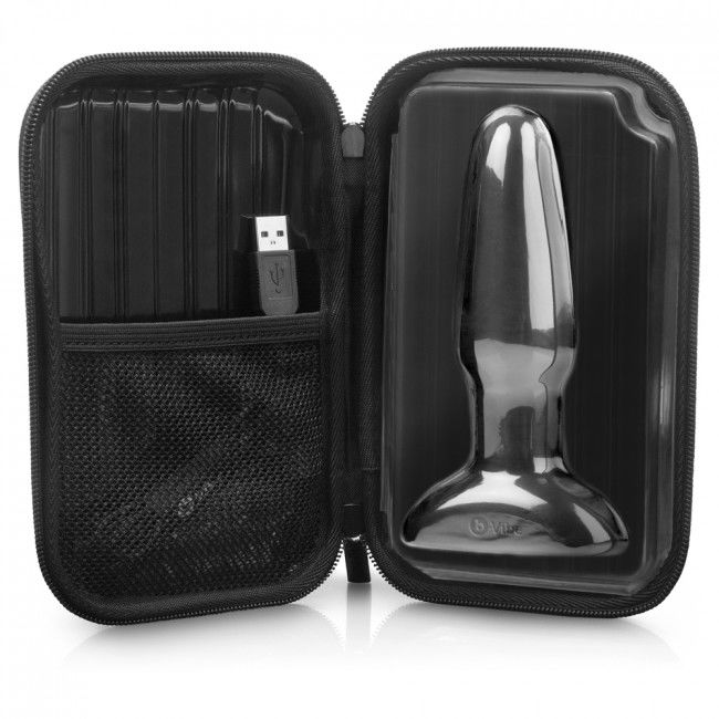 B-VIBE - RIMMING REMOTE CONTROL ANAL PLUG 2 BLACK - 53Xshop