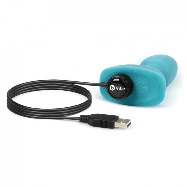 B-VIBE - RIMMING REMOTE CONTROL ANAL PLUG PETITE TEAL - 53Xshop