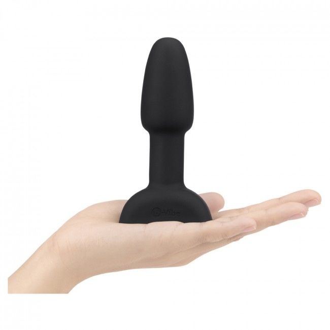 B-VIBE - RIMMING REMOTE CONTROL ANAL PLUG PETITE BLACK - 53Xshop