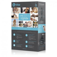 B-VIBE - RIMMING REMOTE CONTROL ANAL PLUG PETITE BLACK - 53Xshop