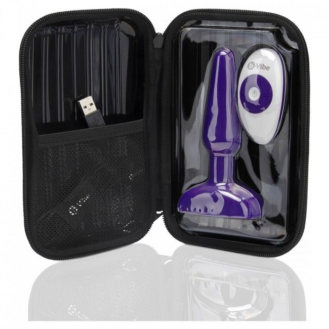 B-VIBE - TRIO REMOTE CONTROL PLUG ANAL LILAC - 53Xshop