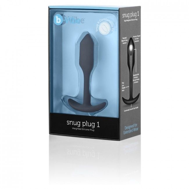B-VIBE - SNUG PLUG 1 BLACK - 53Xshop