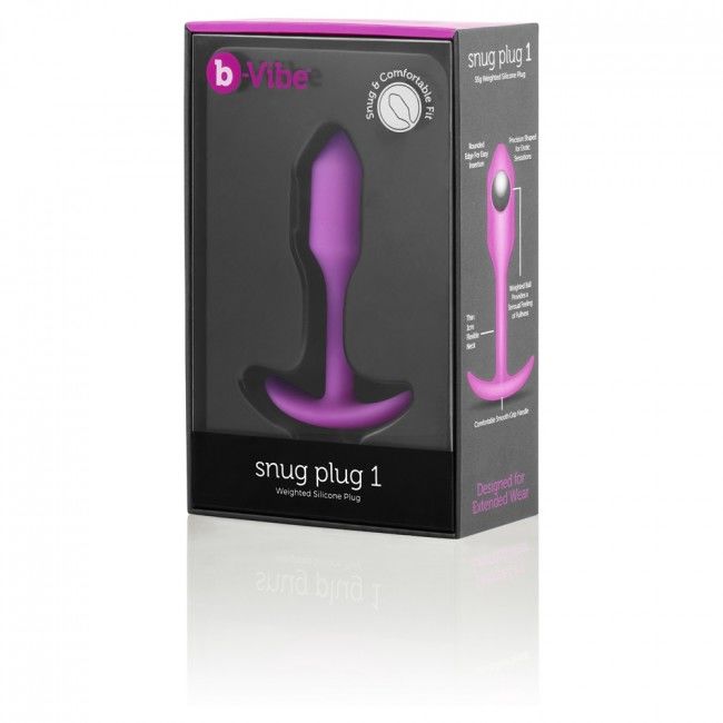 B-VIBE - SNUG PLUG 1 PINK - 53Xshop