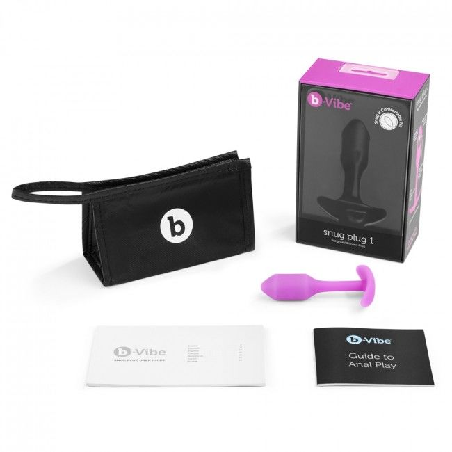 B-VIBE - SNUG PLUG 1 PINK - 53Xshop