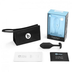 B-VIBE - SNUG ANAL PLUG 2 BLACK - 53Xshop