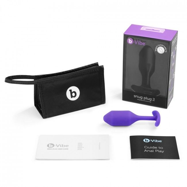 B-VIBE - SNUG ANAL PLUG 2 LILAC - 53Xshop