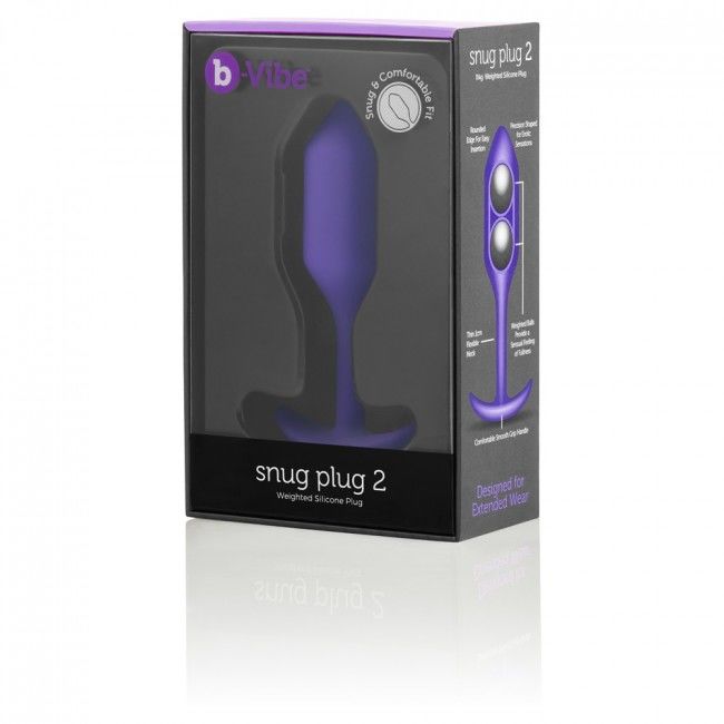 B-VIBE - SNUG ANAL PLUG 2 LILAC - 53Xshop