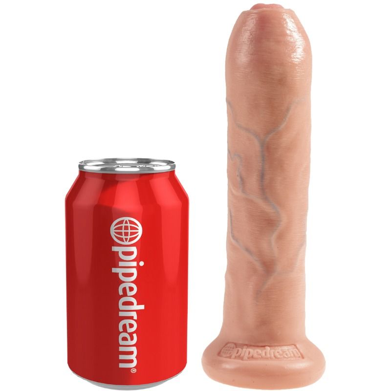 KING COCK - REALISTIC DILDO UNCUT FLESH 21 CM - 53Xshop