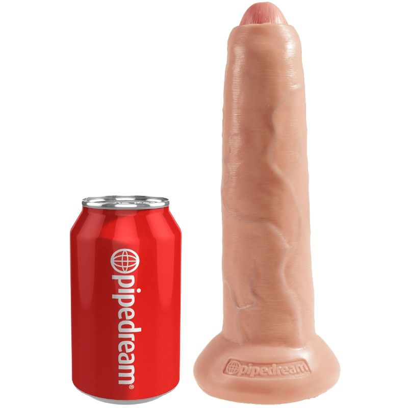 KING COCK - REALISTIC DILDO UNCUT FLESH 23 CM - 53Xshop